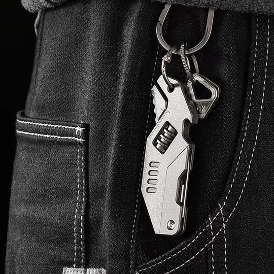 The Pulse:Titanium Multi-Function EDC Folding Knife Pliers