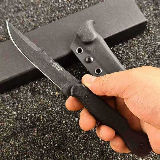 The Kaelix:G10 Fixed Blade Portable EDC Knife with K Sheath