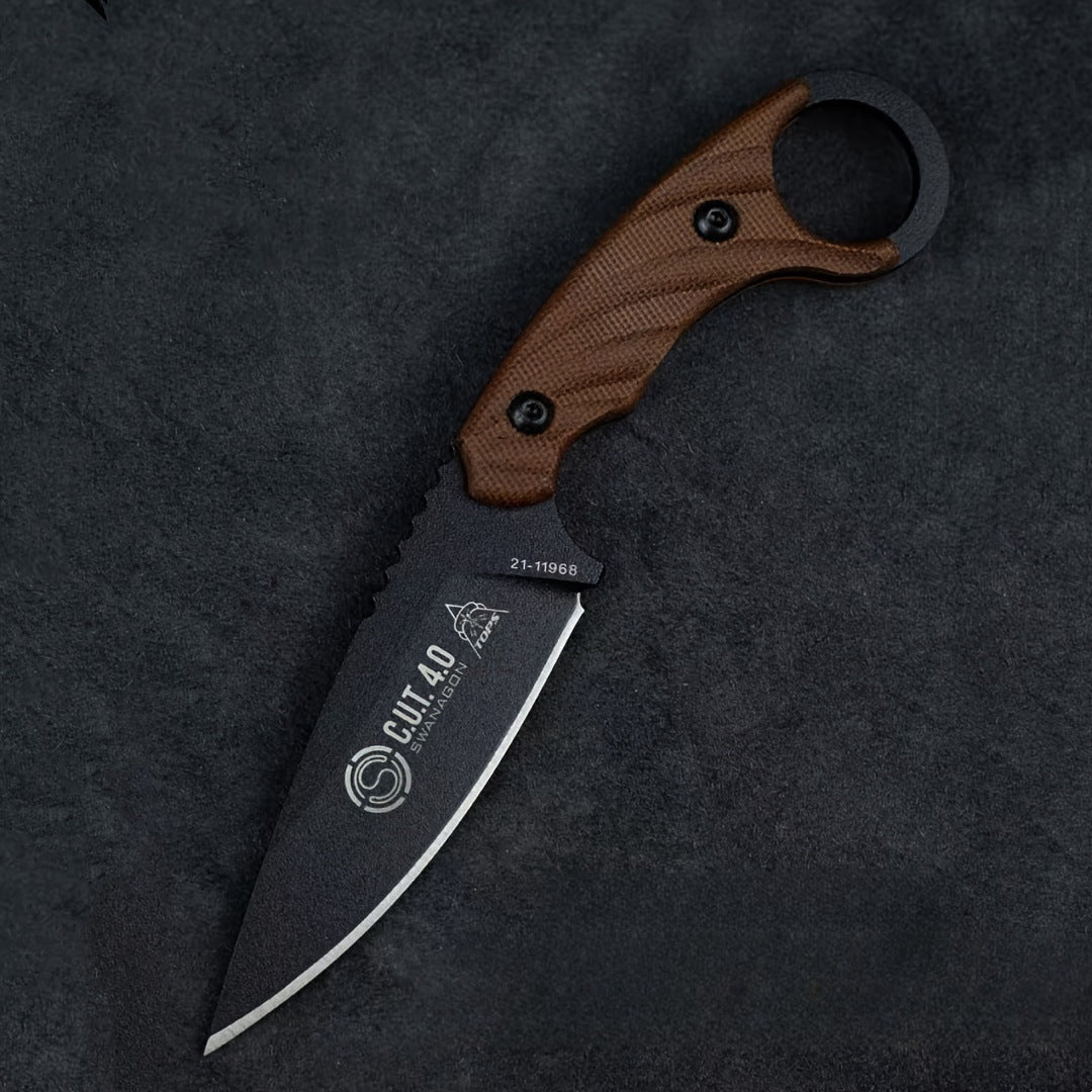 AshRidge – 1095 High-Carbon EDC Fixed Blade Knife