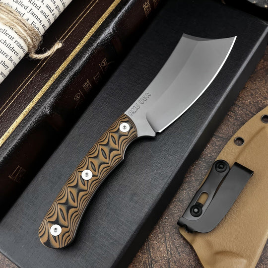 RavenEdge:8Cr13MoV Steel Fixed Blade Wilderness Utility Knife