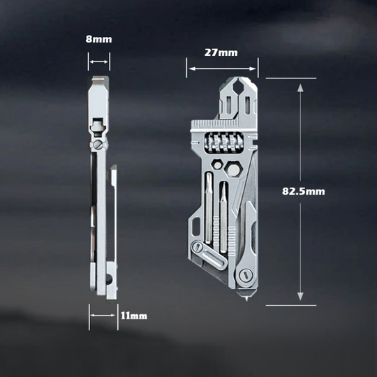 Talon - Upgraded Titanium Pocket Wrench With Knife & Multi-Tools For EDC