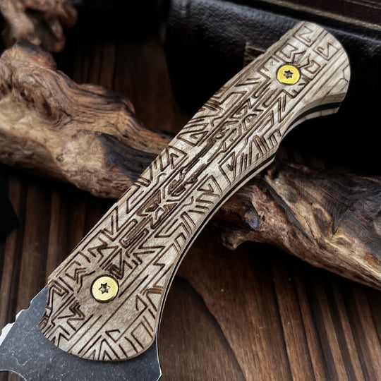 Rune Blade – Fixed Blade Survival Knife with 8Cr13MoV Steel