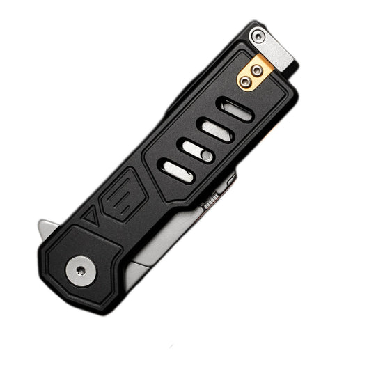 The Glide:Aluminum Replaceable Blade Pocket EDC Utility Knife