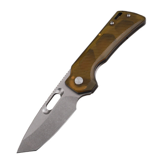 Pterosaur Wing：PEI Handle Folding Knife with 14C28N Steel