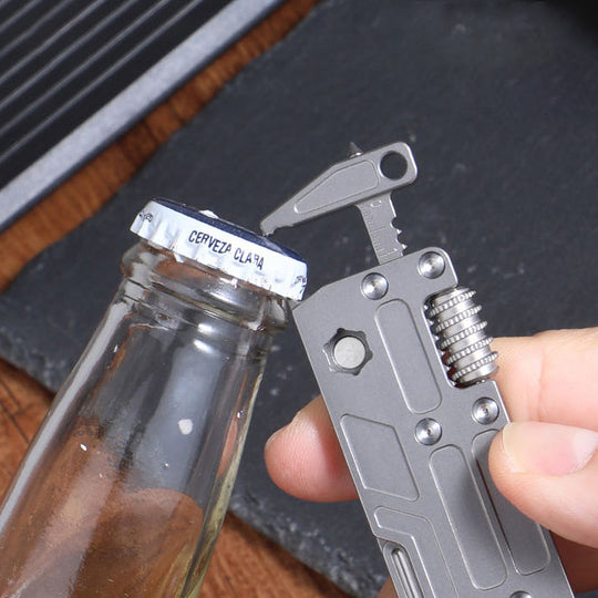 The Vanguard:10-in-1 Titanium Alloy Multif-tool Utility Outdoor Portable Tool