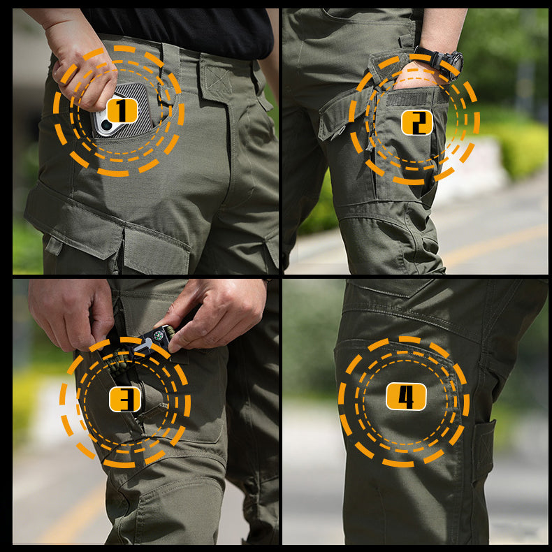 Trailhead - Leg Tactical Cargo Pants for Men Durable, Ripstop, Multi-Pocket Outdoor Camo Pants