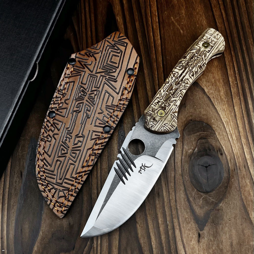 Rune Blade – Fixed Blade Survival Knife with 8Cr13MoV Steel
