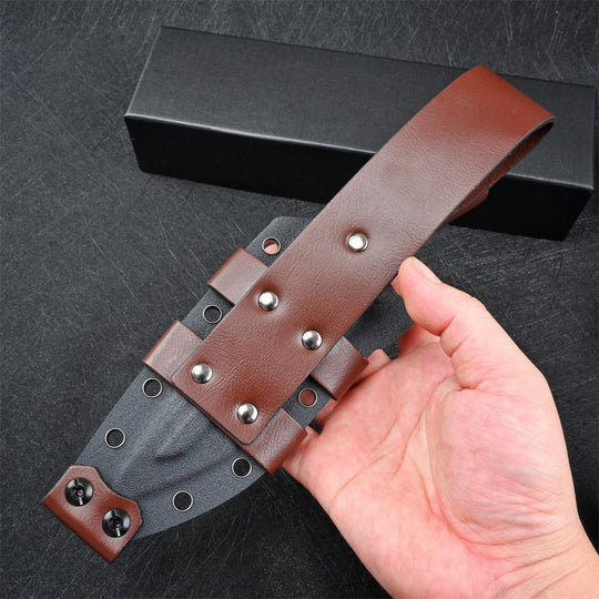 Frost Sentinel: Ultra-Hard Fixed Blade for Wilderness Reliability Full Tang Knife