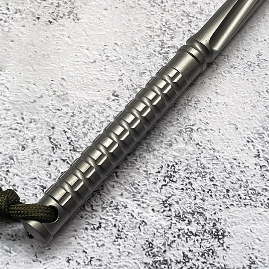TitanSpike:Titanium Tactical Utility EDC Tool with K-Sheath