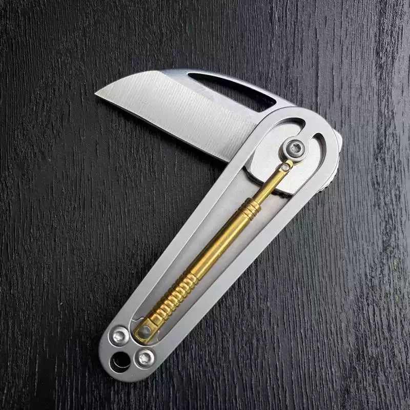 The Pendulum: 7Cr Steel Telescopic Control EDC Folding Knife