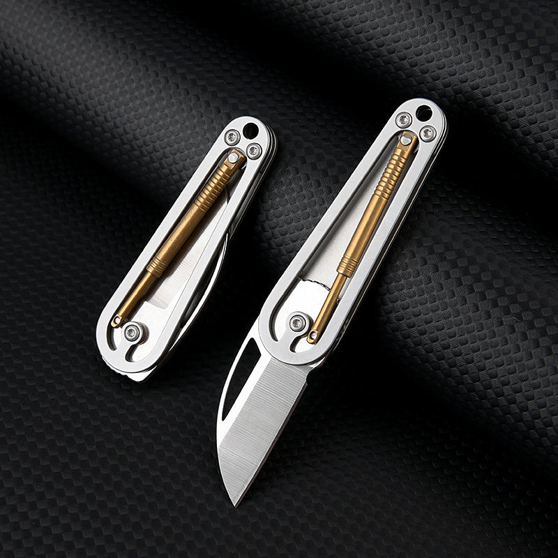 The Pendulum: 7Cr Steel Telescopic Control EDC Folding Knife