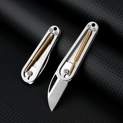 The Pendulum: 7Cr Steel Telescopic Control EDC Folding Knife