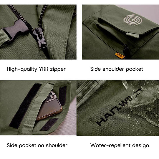 Invisible Fortress2.0: High-Performance Outdoor Waterproof Shell Top Mens Coat