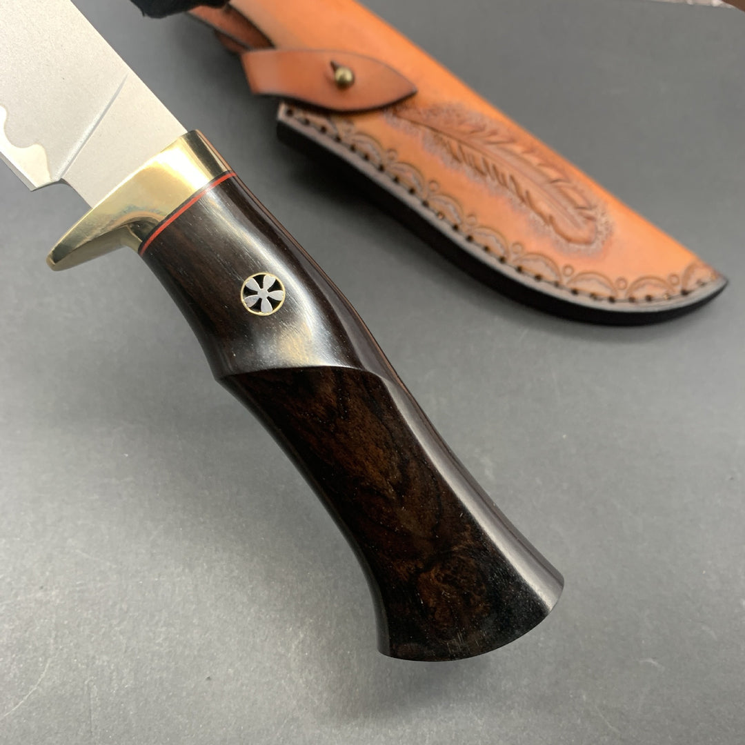 Backbone of Steel:SKD-11 Tri-Layer Hand-Forged Wilderness Survival Knife