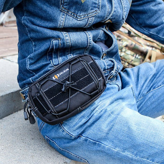 The TrekPod: Cordura Fabric Tactical Belt MOLLE Phone Waist Pack