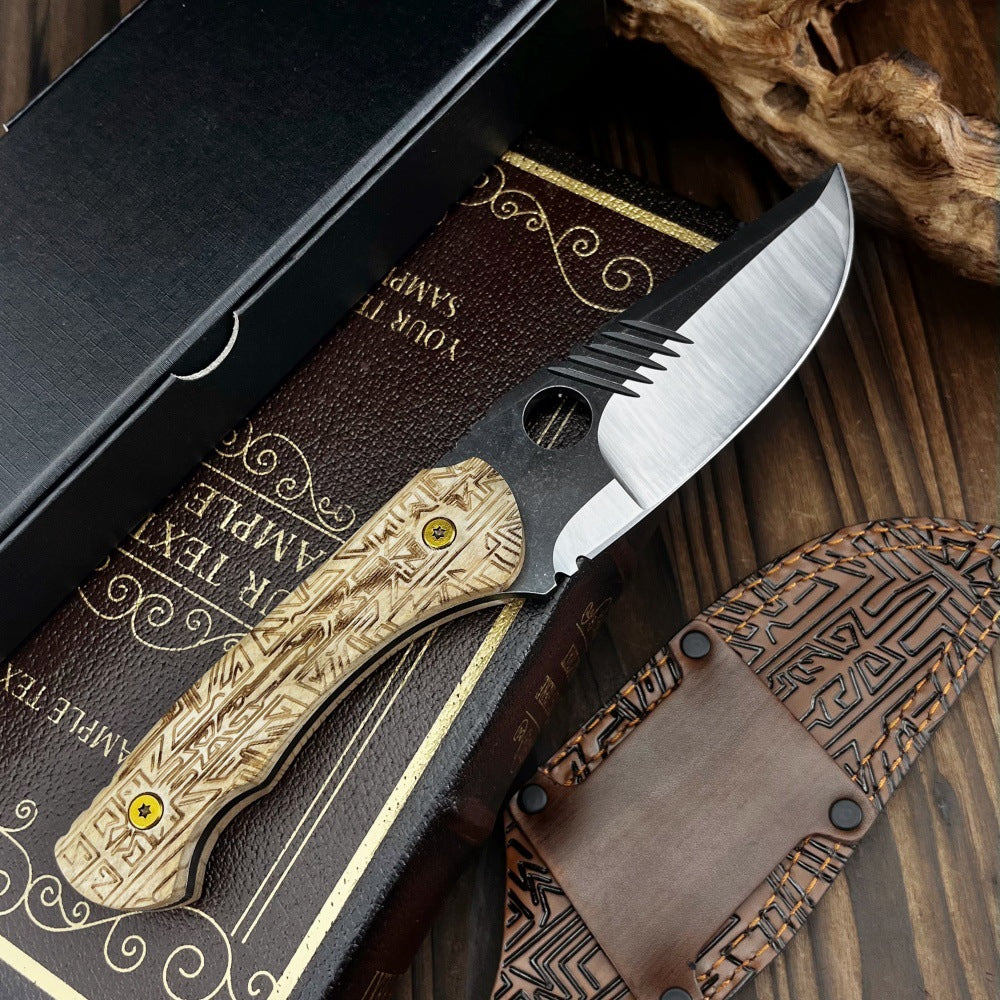 Rune Blade – Fixed Blade Survival Knife with 8Cr13MoV Steel