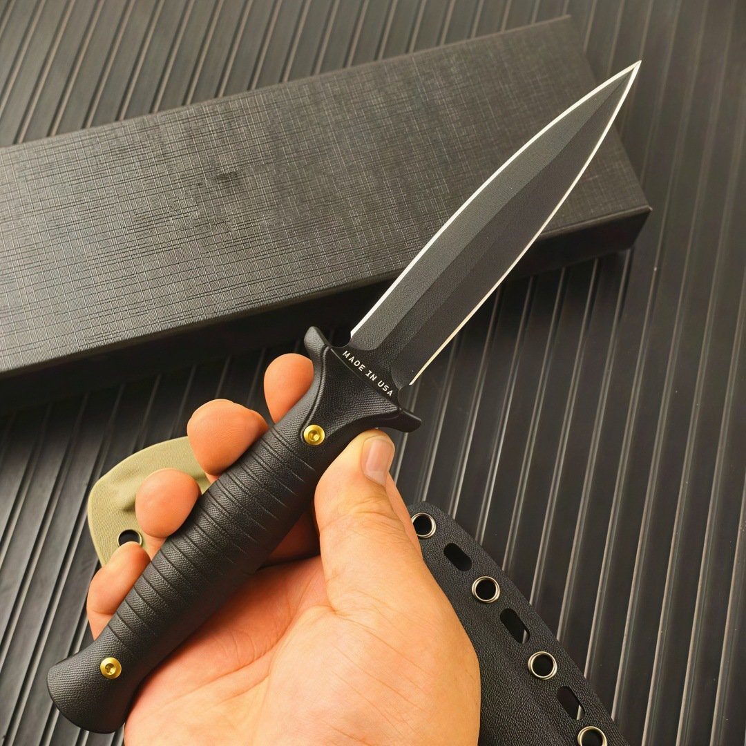 The Rovexis: 7CR13 Steel EDC Full Tang Knife with K-Sheath