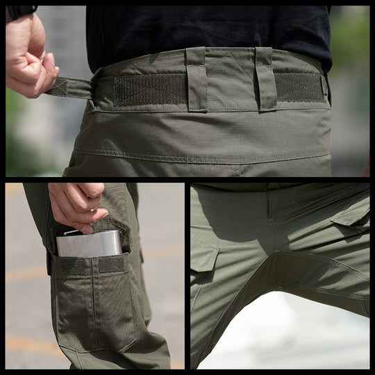 Trailhead - Leg Tactical Cargo Pants for Men Durable, Ripstop, Multi-Pocket Outdoor Camo Pants