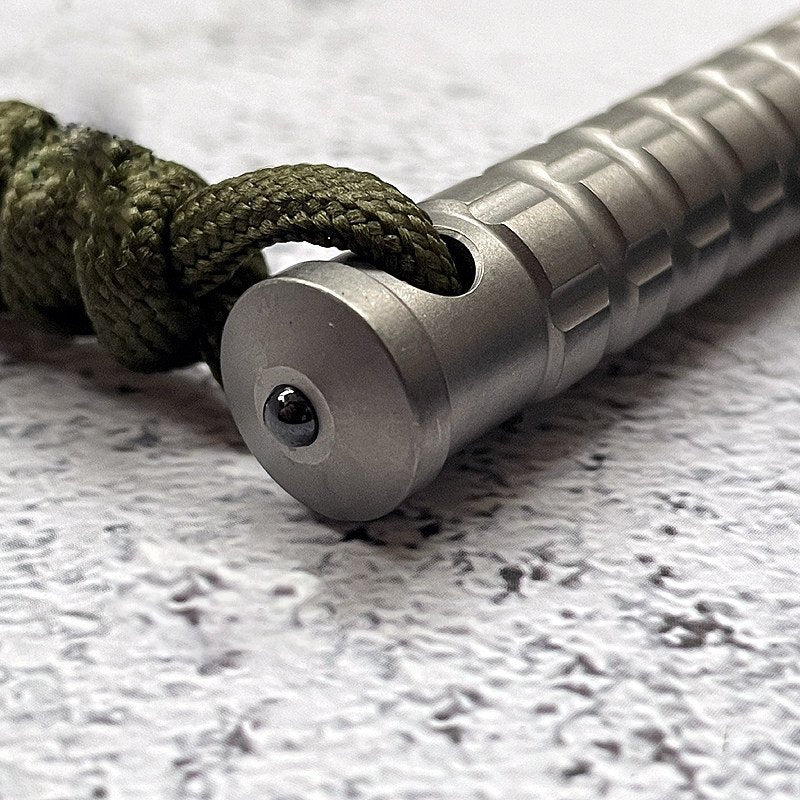 TitanSpike:Titanium Tactical Utility EDC Tool with K-Sheath