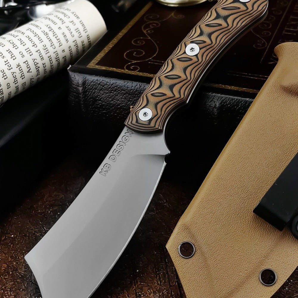RavenEdge:8Cr13MoV Steel Fixed Blade Wilderness Utility Knife