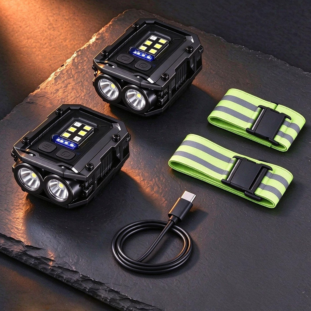 LumiBolt:Rechargeable Ultra-Bright Magnetic LED Keychain Mini Flashlight