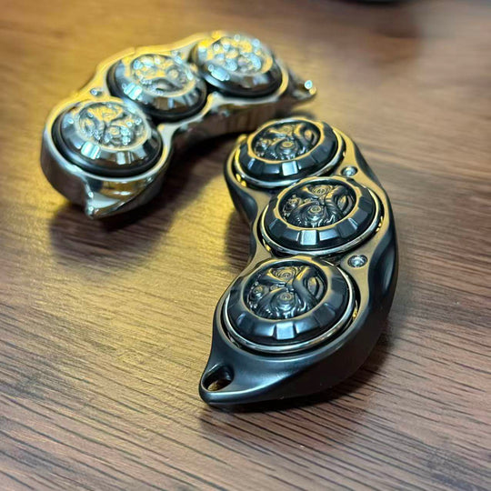 TriCore Pod – Precision All-Metal EDC Fidget Toy