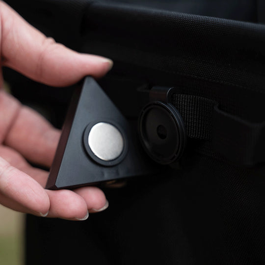 TriBadge - Rechargeable Triangle Clip Light For Camping, Warning Signal & EDC