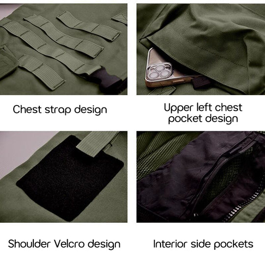 Invisible Fortress2.0: High-Performance Outdoor Waterproof Shell Top Mens Coat