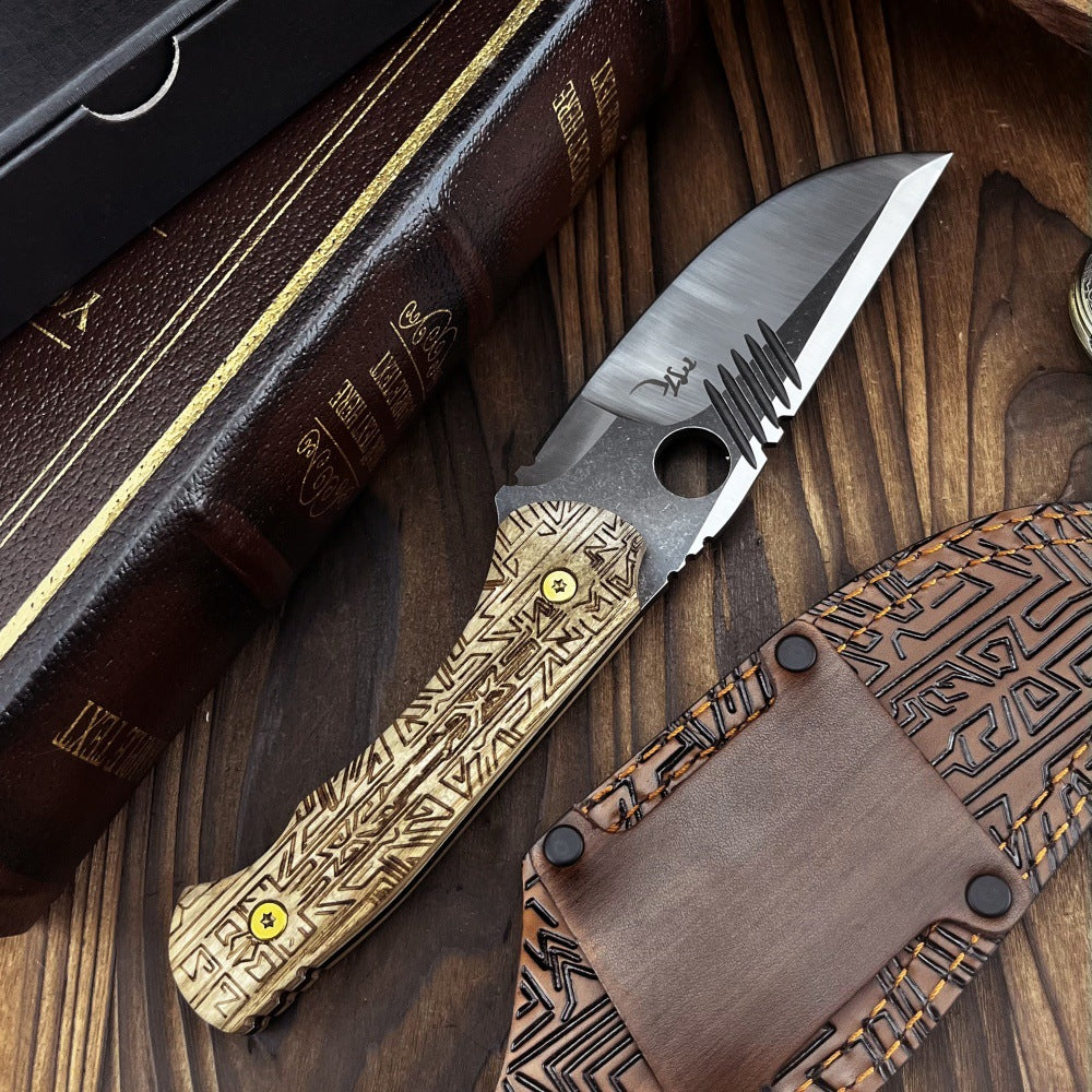Rune Blade – Fixed Blade Survival Knife with 8Cr13MoV Steel