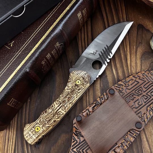Rune Blade – Fixed Blade Survival Knife with 8Cr13MoV Steel