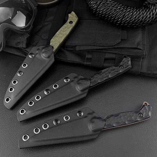 The Krypton:Durable One-Piece Steel Forged Fixed Blade Knife