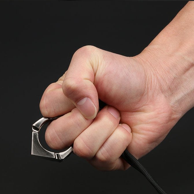 Blazing Eye-Portable Brass Knuckles Self-Defense Tool EDC Gear