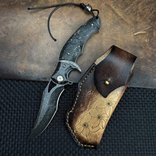 Shadowfang – VG10 Damascus Steel EDC Knife