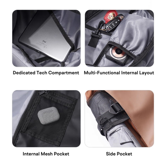 BowSling – Waterproof Lightweight Sling Bag For Hiking, Cycling & Travel