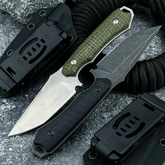 TheDrifter:Compact Outdoor 8Cr13MoV Steel Fixed Blade EDC Knife