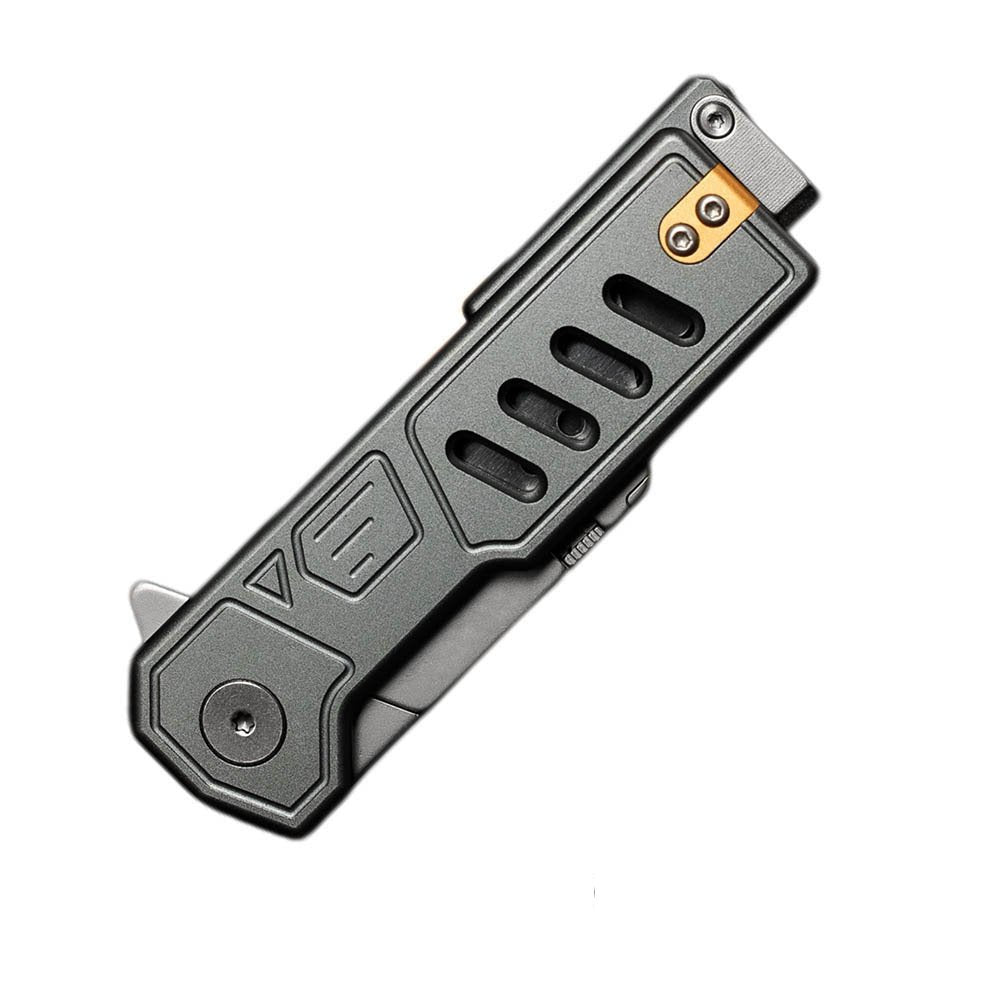 The Glide:Aluminum Replaceable Blade Pocket EDC Utility Knife