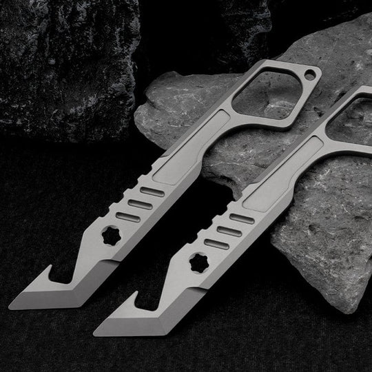 The Xevron:Titanium Pry Bar – EDC Fidget Tool & Bottle Opener