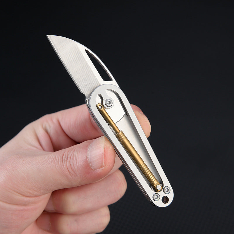 The Pendulum: 7Cr Steel Telescopic Control EDC Folding Knife