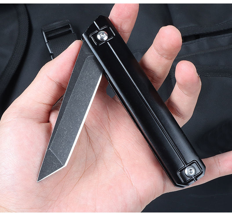 EDC Blade: Mountain-Strong 3CR13 Full-Steel Tactical Knife