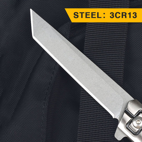 EDC Blade: Mountain-Strong 3CR13 Full-Steel Tactical Knife