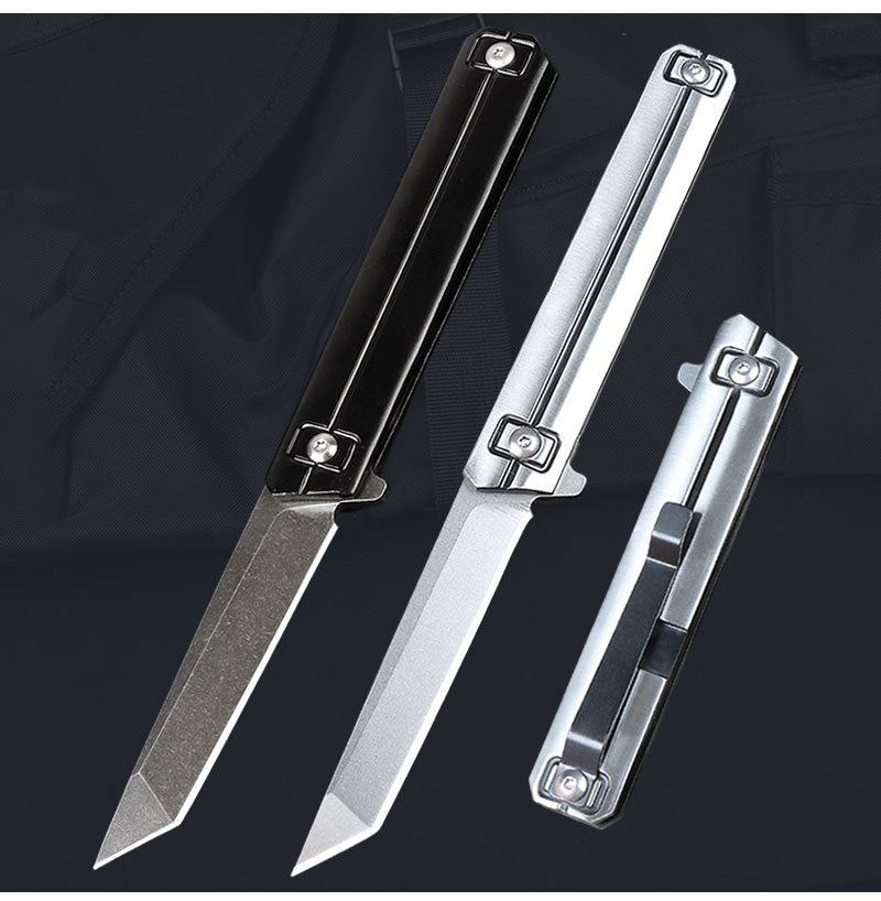 EDC Blade: Mountain-Strong 3CR13 Full-Steel Tactical Knife