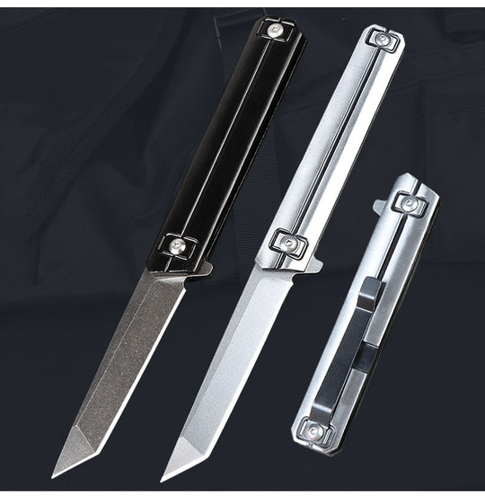 EDC Blade: Mountain-Strong 3CR13 Full-Steel Tactical Knife