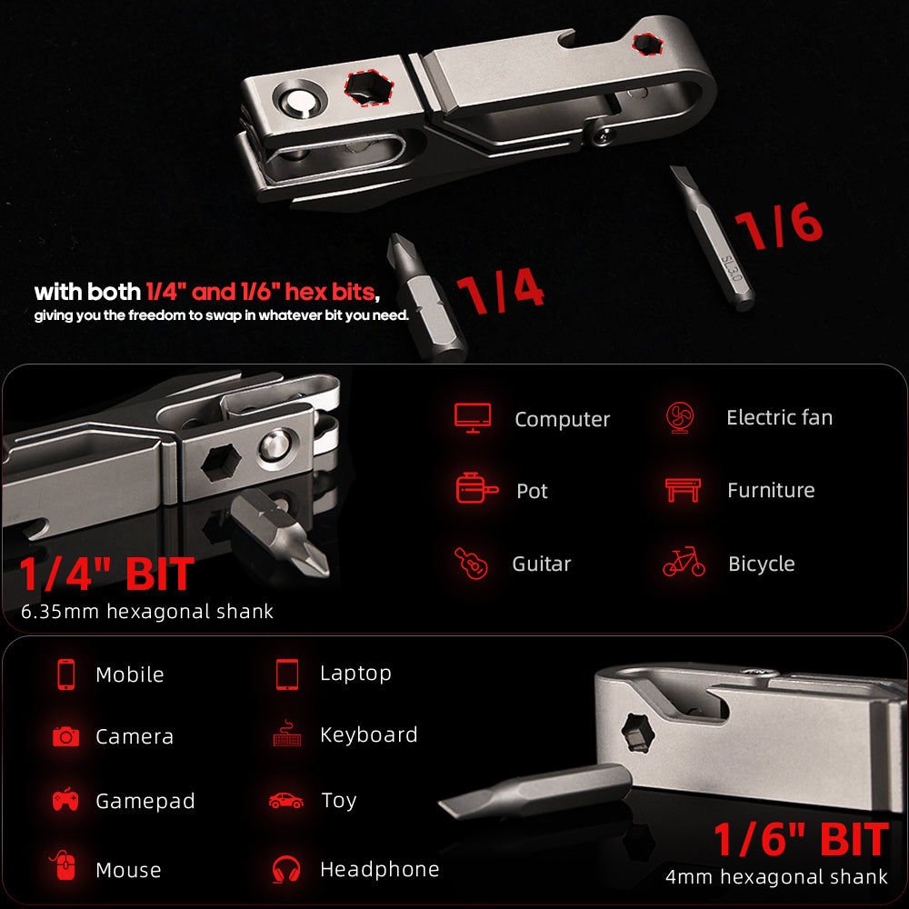 K-Smart 4.0 - Titanium Quick-Release Keychain Reinvented