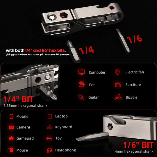 K-Smart 4.0 - Titanium Quick-Release Keychain Reinvented