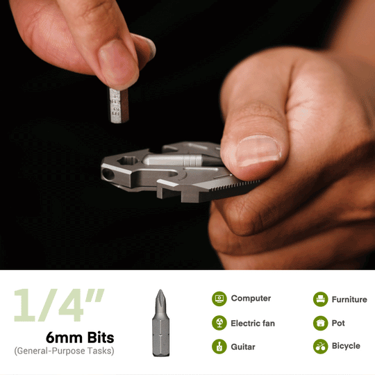 The Flounder 3.0 - Titanium EDC All-in-One Pendant