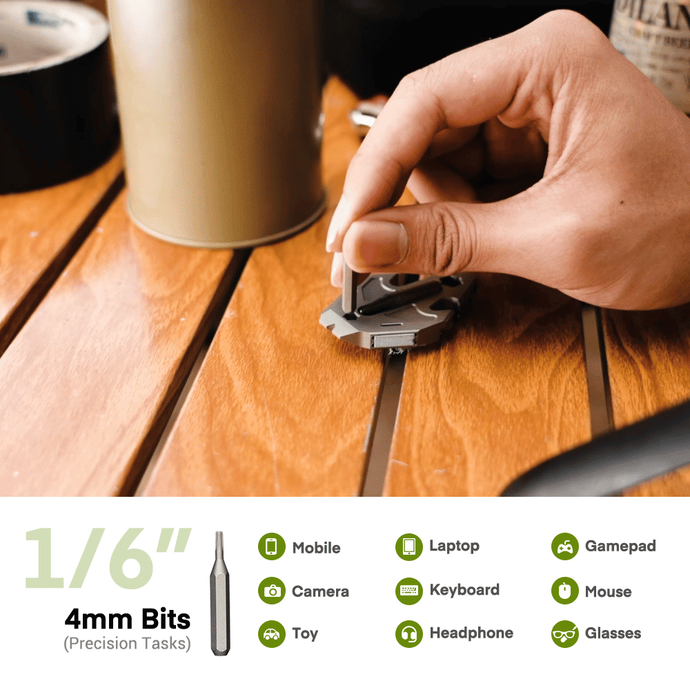 The Flounder 3.0 - Titanium EDC All-in-One Pendant