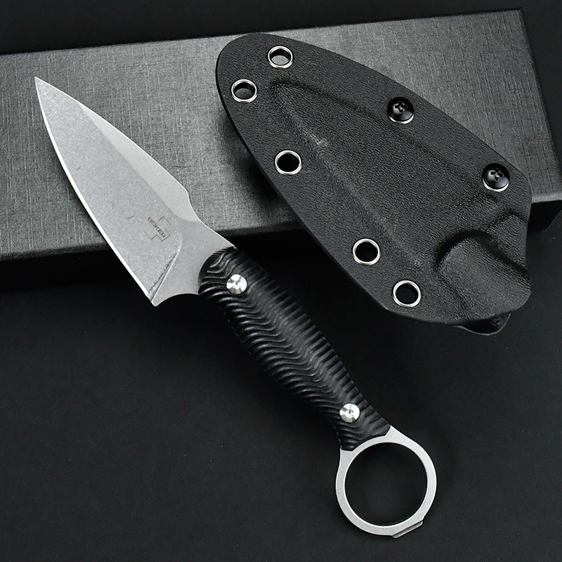 Nightclaw – Full Tang Tactical Fixed Blade EDC Knife with Kydex Sheath