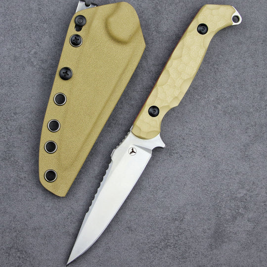 Cold Blade Darts - Camping 14C28N Steel Portable Tactical Lightweight Serrated Blade with Sheath