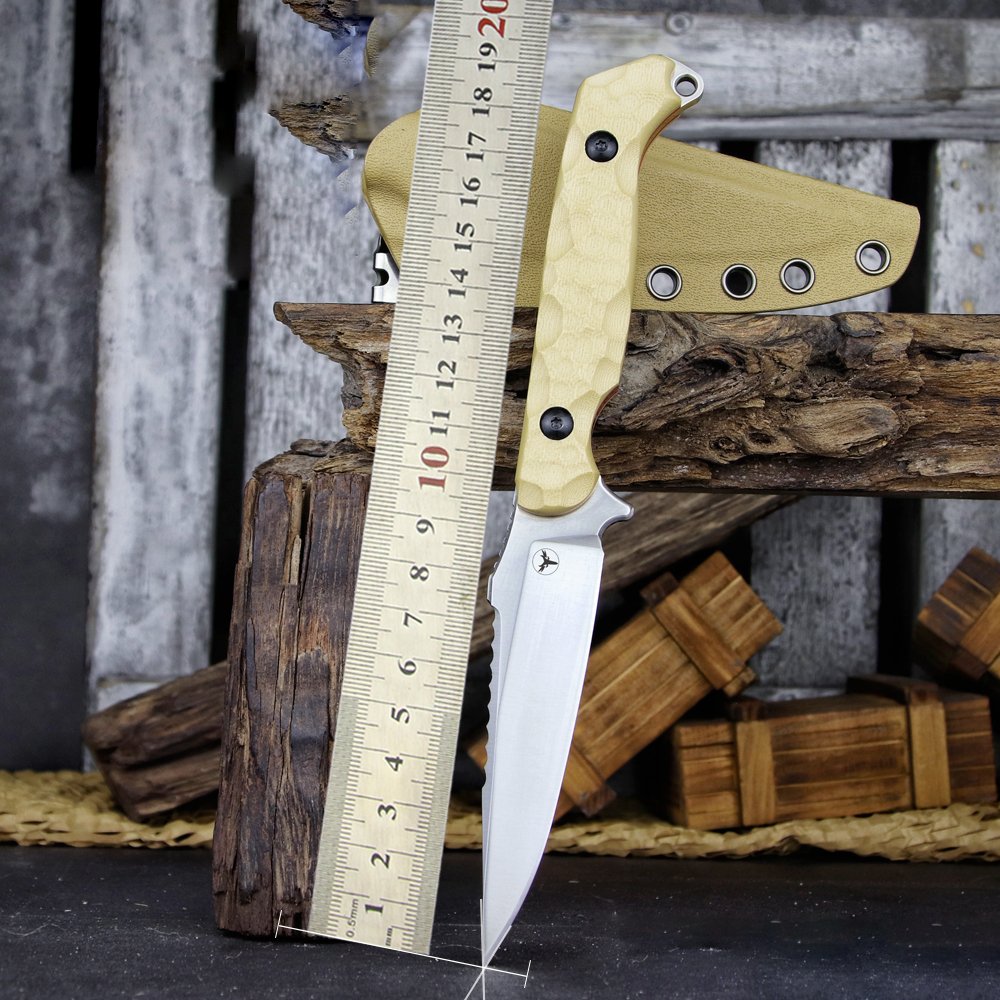 Cold Blade Darts - Camping 14C28N Steel Portable Tactical Lightweight Serrated Blade with Sheath