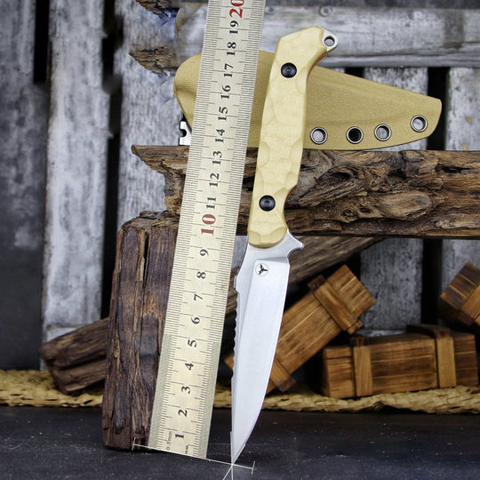 Cold Blade Darts - Camping 14C28N Steel Portable Tactical Lightweight Serrated Blade with Sheath